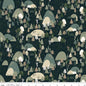 Let's Wander Mountain Music Navy Cotton 43"/44" Fabric Per Yard