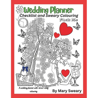 Wedding Planner Book and Organizer for the Bride: Swear Words Wedding Planner and Colouring - Paperback
