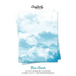 Blue Clouds Stationery Paper: Aesthetic Letter Writing Paper for Home, Office, Letterhead Design, 25 Sheets - Paperback