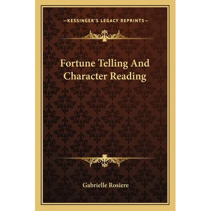 Fortune Telling and Character Reading - Paperback