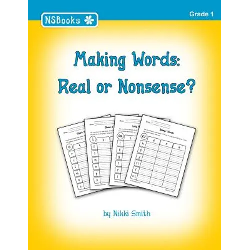Making Words: Real or Nonsense? - Paperback