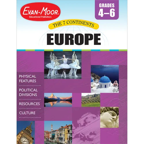 7 Continents: Europe, Grade 4 - 6 Teacher Resource - Paperback