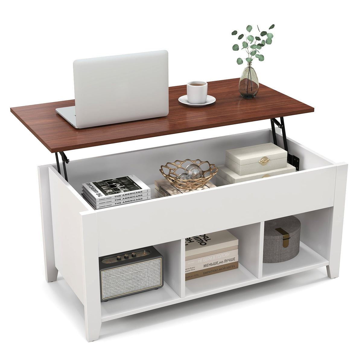 Coffee Table with Hidden Storage Compartment