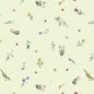 Light Green Classic Winnie Piglets Cotton 43"/44" Fabric Per Yard