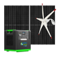 Nature's Generator Lithium 6000 with Solar Panels and Wind Turbine