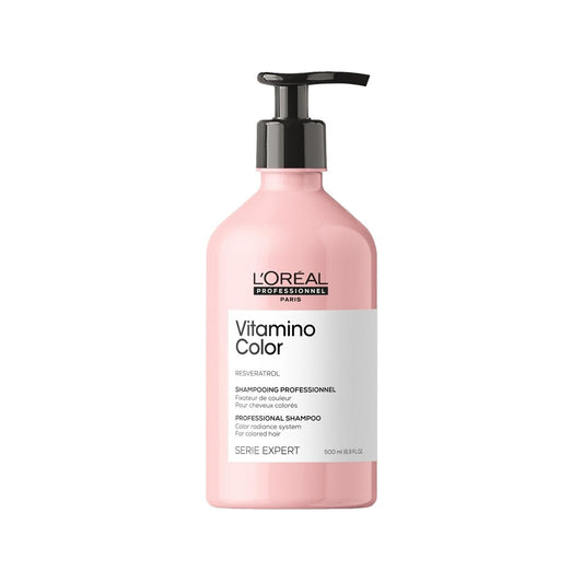 L'Oreal Professionnel Paris Serie Expert Vitamino Color Shampoo - Color Protecting Formula for Vibrant Color-Treated Hair, 500ml
