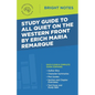 Study Guide to All Quiet on the Western Front by Erich Maria Remarque - Paperback