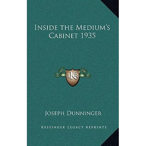 Inside the Medium's Cabinet 1935 - Paperback