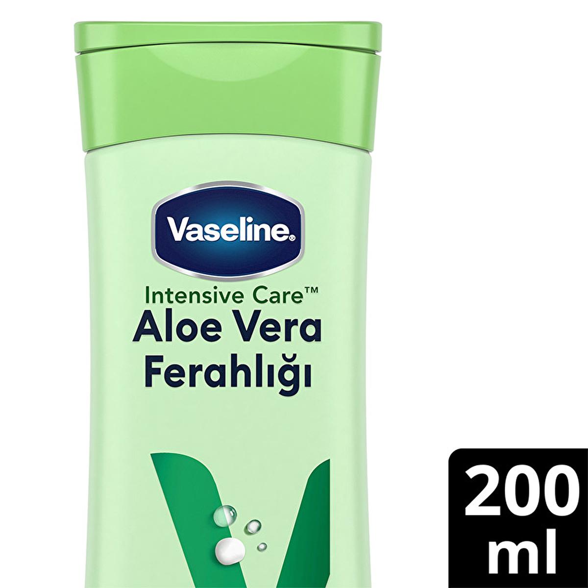 Vaseline Aloe Vera Body Lotion - 48 Hour Moisturization for Dry Skin - Non-Greasy & Dermatologically Tested