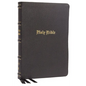 KJV Holy Bible: Large Print Thinline, Black Genuine Leather, Red Letter, Comfort Print: King James Version - Leather