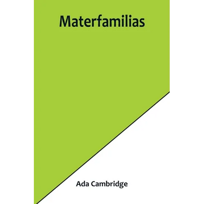 Materfamilias - Paperback