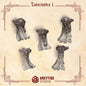 3d Printed Crimson Lords Loincloths x10 by Greytide Studio