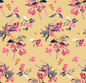 Floral Loquat Wallpaper, yellow