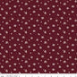 Love You Always Ditsy Maroon Cotton 43"/44" Fabric Per Yard