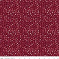Love You Always XOs Burgundy Cotton 43"/44" Fabric Per Yard