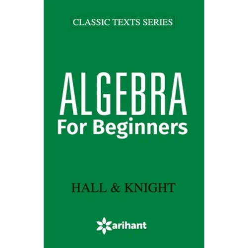 Algebra for Beginners - Paperback