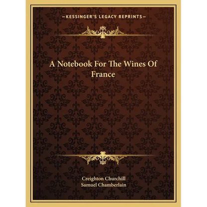 A Notebook for the Wines of France - Paperback