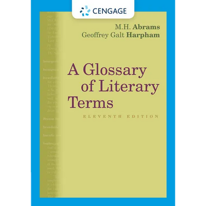 A Glossary of Literary Terms - Paperback