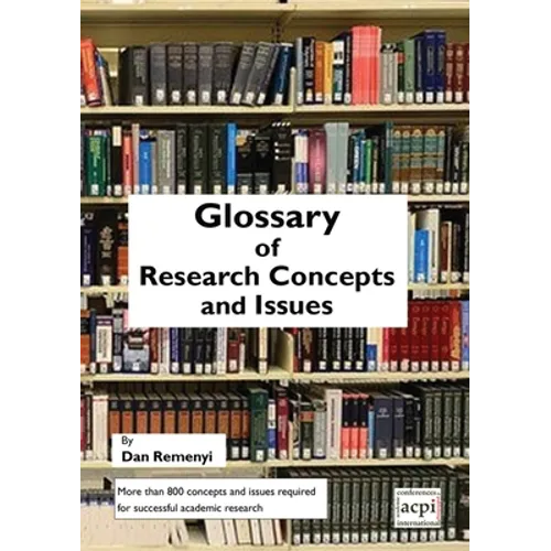 A Glossary of Research Concepts and Issues - Paperback