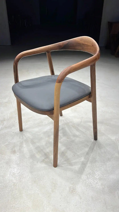 Luxury Solid Wood Chair Made Of Walnut C-2