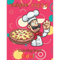 unique pizza coloring book adult: 8.5''x11''/ pizza coloring book - Paperback