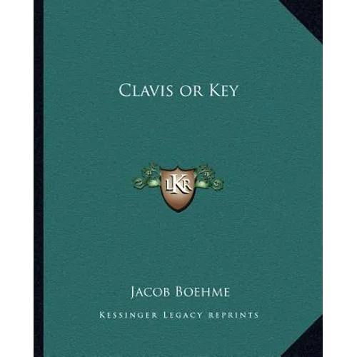 Clavis or Key - Paperback