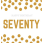 Happy 70th Birthday Guest Book (Hardcover): Happy 70th Birthday Guest book, party and birthday celebrations decor, memory book, 70th birthday, happy b - Hardcover