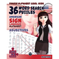 36 Word Search Puzzles with The American Sign Language Alphabet: Cool Kids Volume 01: Adjectives - Paperback