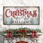 Family Welcome To Christmas Sign IV