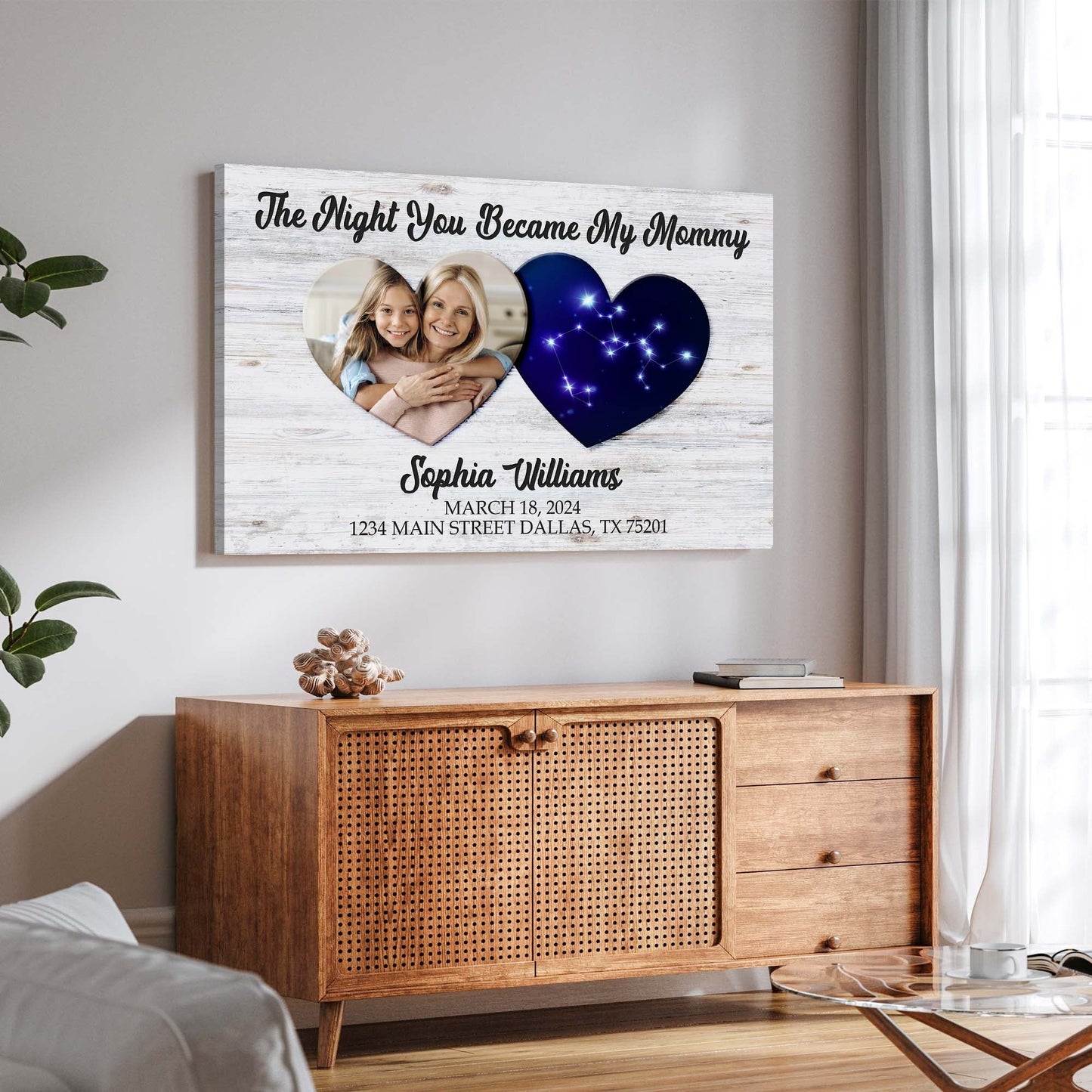 Mother's Day Sign The Night You Became My Mommy