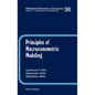 Principles of Macroeconometric Modeling: Volume 36 - Hardcover