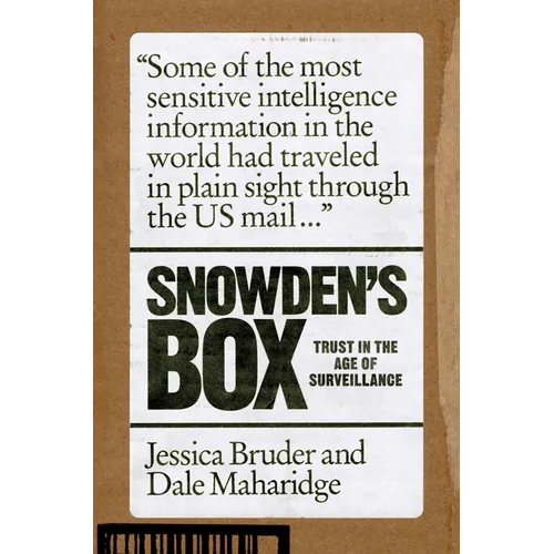 Snowden's Box: Trust in the Age of Surveillance - Hardcover