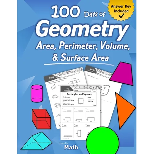 Humble Math - Area, Perimeter, Volume, & Surface Area - Paperback