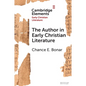 The Author in Early Christian Literature - Paperback
