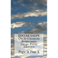 EDITAE SAEPE On St Charles Borromeo: Large Print Edition - Paperback