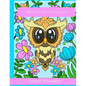 Whimsical Owl Coloring Book - Paperback