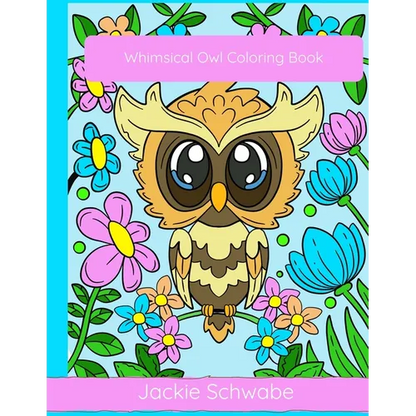 Whimsical Owl Coloring Book - Paperback
