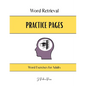 Word Retrieval Practice Pages: Word Exercises for Adults - Paperback