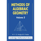 Methods of Algebraic Geometry: Volume 2 - Paperback