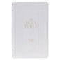KJV Bible Giant Print Standard Faux Leather White - Leather