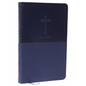 NKJV, Value Thinline Bible, Standard Print, Imitation Leather, Blue, Red Letter Edition - Imitation Leather