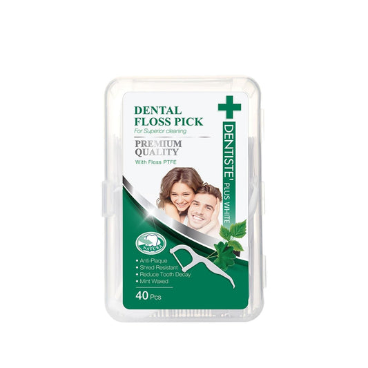 Dentiste Dental Floss with Picks - 40 Count Pack for Effective Interdental Cleaning & Oral Hygiene