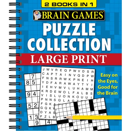 Brain Games - 2 Books in 1 - Puzzle Collection - Spiral