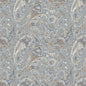 Paisley Blue Meadow Blush 43"/44" Cotton Fabric Per Yard