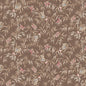 Birds and Butterflies Brown Meadow Blush 43"/44" Cotton Fabric Per Yard