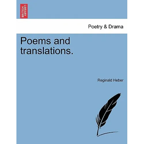 Poems and Translations. - Paperback