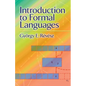 Introduction to Formal Languages - Paperback