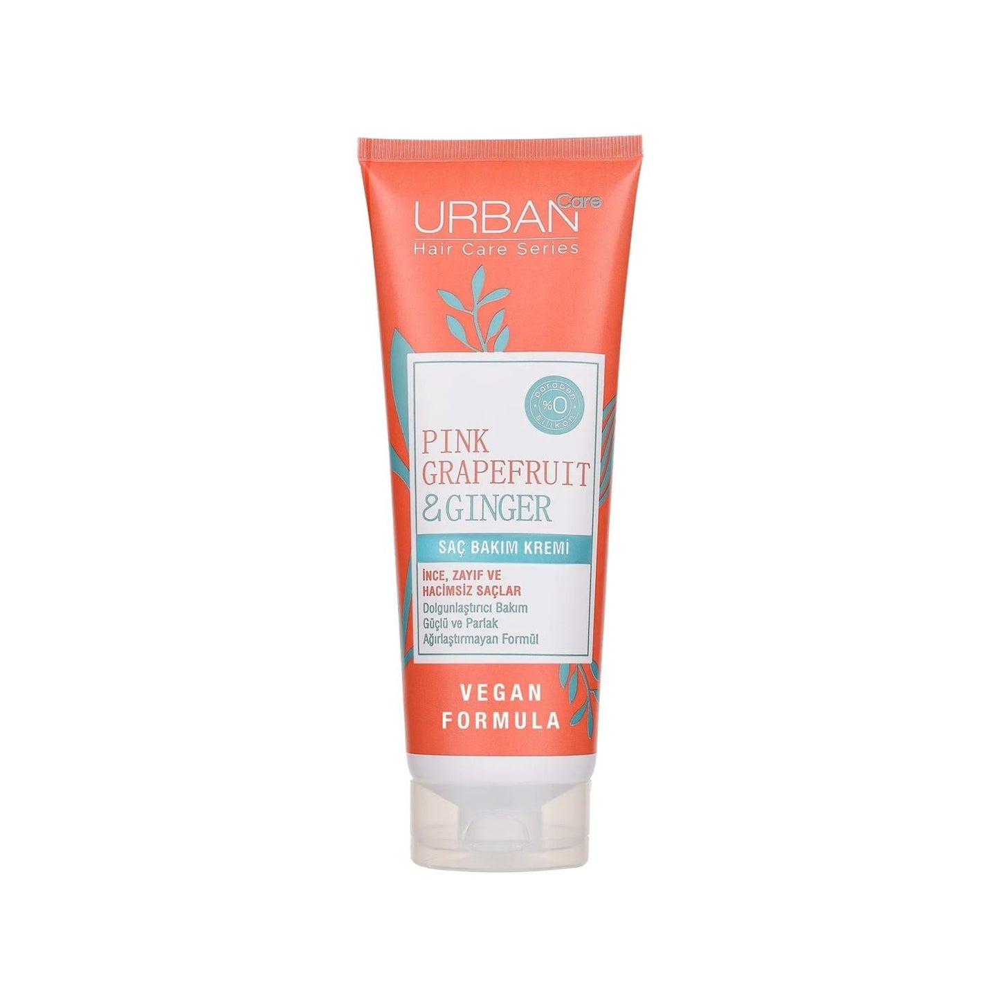 URBAN Care Volumizing Hair Cream for Fine Hair - Pink Grapefruit & Ginger Scent, 8.45 fl oz