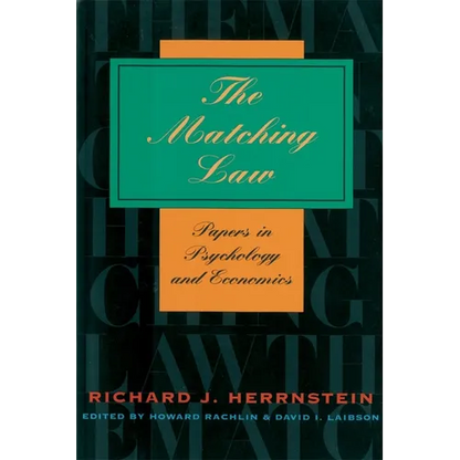 The Matching Law: Papers in Psychology and Economics - Paperback