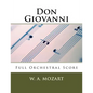 Don Giovanni (full orchestral score): Peters Edition - Paperback